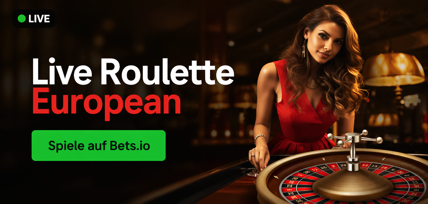 Live Roulette Online Banner